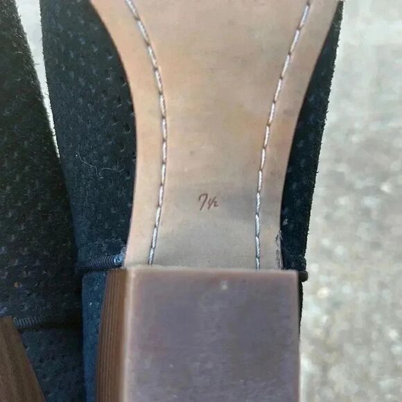 Sam Edelman Rio Suede Perforated Booties - Picture 9 of 11